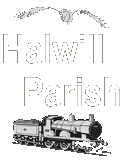 Halwill Parish White Logo