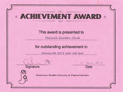 PHOTO of award